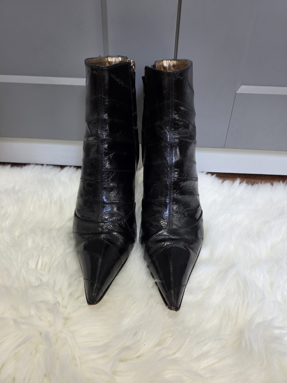 Dolce Gabbana Pointed Toe Women's Ankle Boots